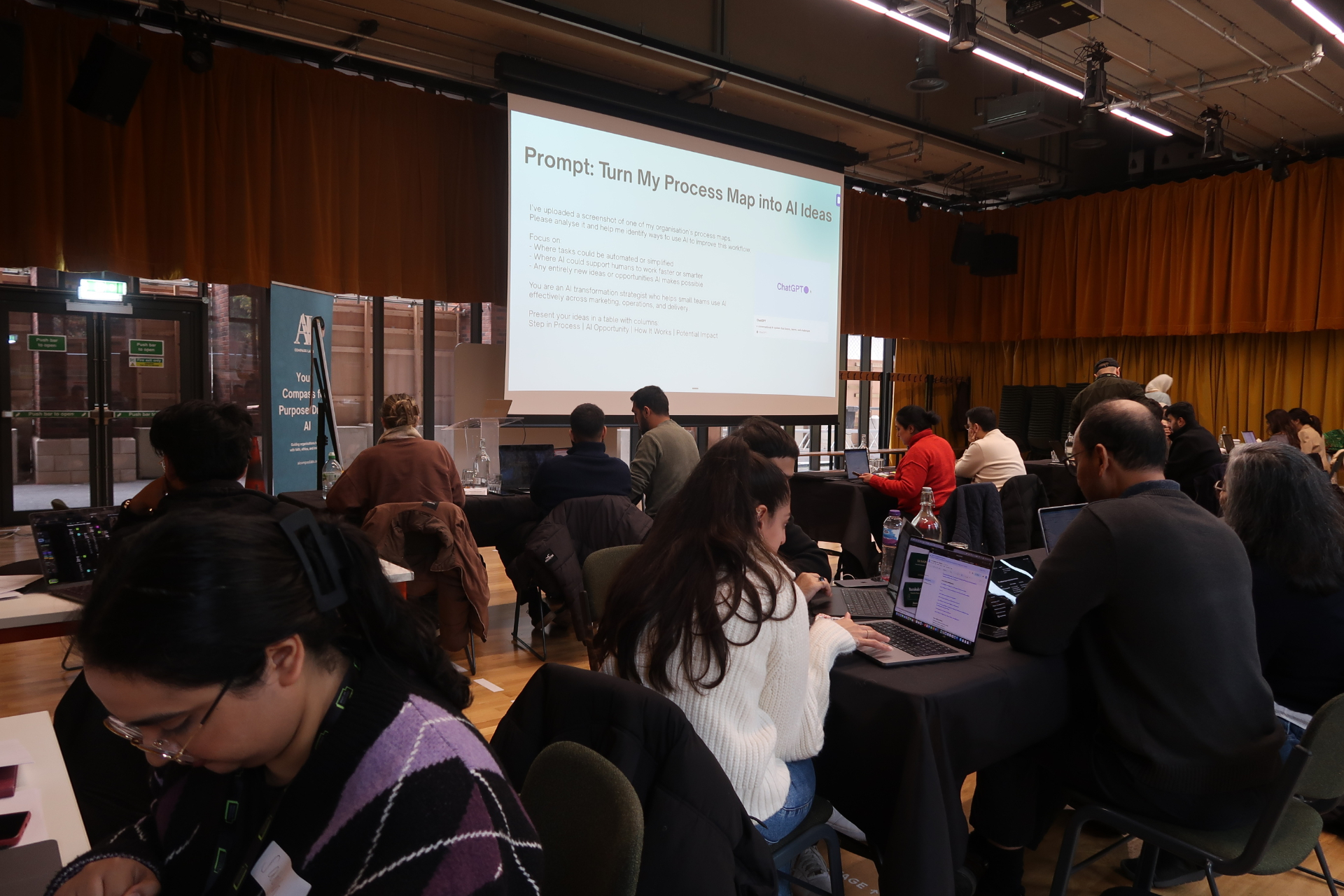 Hands-on AI systems work on laptops
